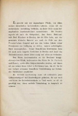 Statistisch-casuistischer Beitrag zur Kenntnis der Fistula ani