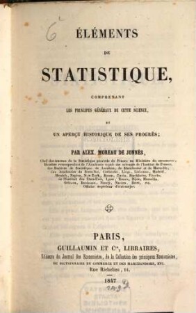 Éléments de statistique