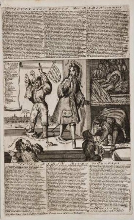 Satire auf Markgraf Ludwig Wilhelm von Baden