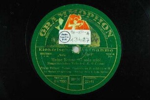Meine Sonne (O sole mio) : neapolitanisches Volkslied / (E. di Capua)