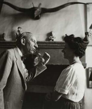 Amédée Ozenfant und Peggy Guggenheim