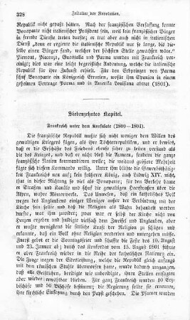 Siebenzehntes Kapitel. Frankreich unter dem Konsulate (1800 - 1804)