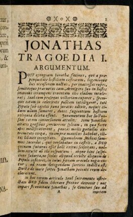 1-2, Argumentum. Personae.