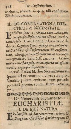 De venerabili sacramento eucharistiæ.