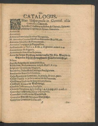 Catalogus.