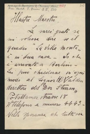 Brief an Ferruccio Busoni : 02.07.1912