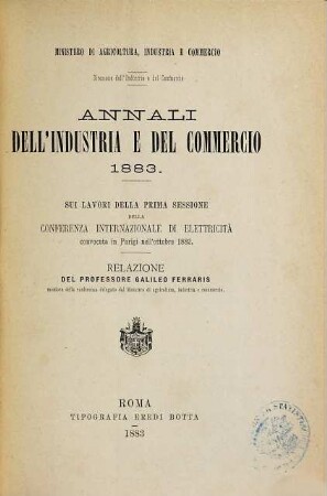 Annali del industria e del commercio. 1883,2