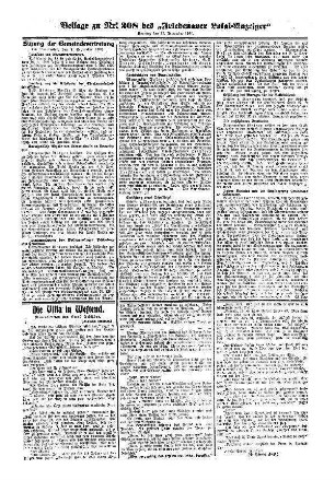 Beilage zu Nr. 208