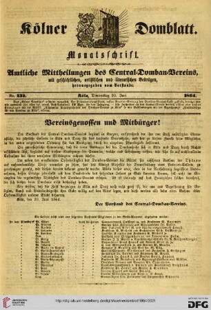 Nr. 232 (30.06.1864)