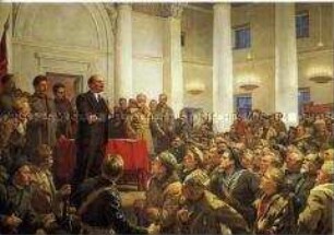 Postkartenmappe "Lenin in der bildenden Kunst"