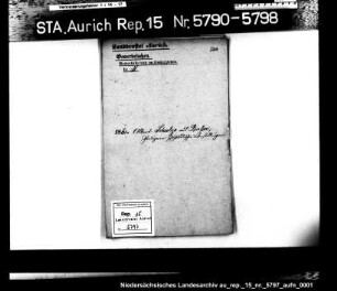 Hausierkonzessionen und -gesuche: Albert Schulze aus Berlin, Schausteller