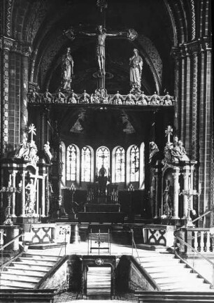 Bonn, St. Martin (sog. Münster), Chor mit historischer Ausmalung 1891-1894