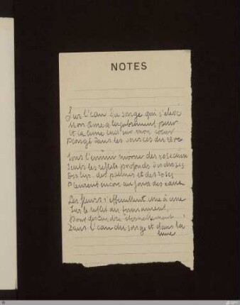 Sous l'eau du songe qui s'élève (Reflets) / Maurice Materlinck