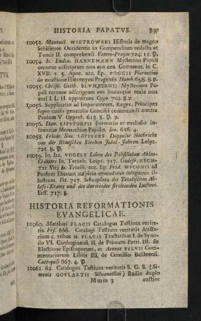 897-926, Historia Reformationis Evangelicae - Miscellanea Historico-Ecclesiastica