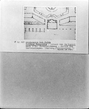 Entwurf der Gartenanlagen des Schlosses Fasanerie