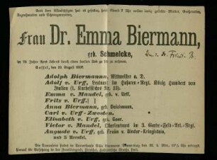Biermann, Emma