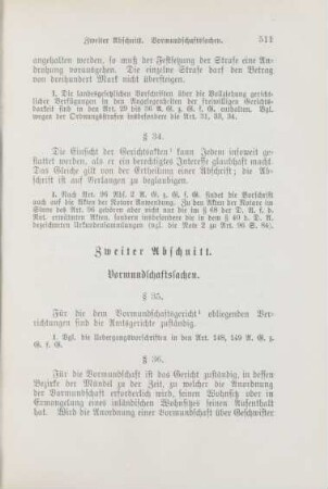 Zweiter Abschnitt. Vormundschaftssachen