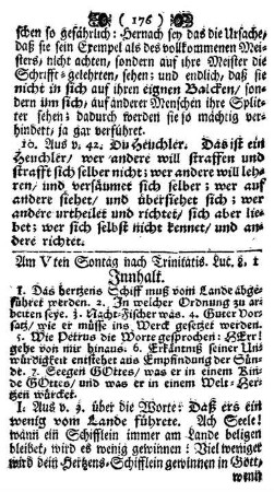 Am V ten Sontag nach Trinitatis. Luc. 8.1