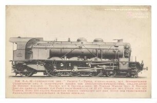 Die P.-L.-M.-Lokomotive vom "Pacific"-Typus, vierzylindrig, mit Schmidt'schem Ueberhitzer.....