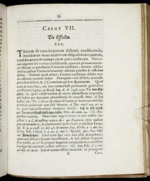 Caput VII. De Effectu.