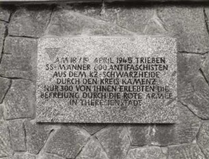 Gedenktafel für die Opfer des Faschismus
