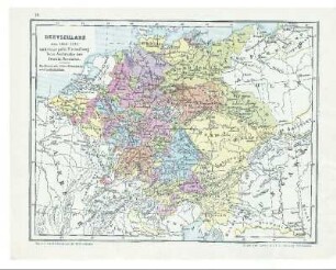 Deutschland von 1648 - 1792 und seine polit. Einteilung beim Ausbruche der Französ. Revolution