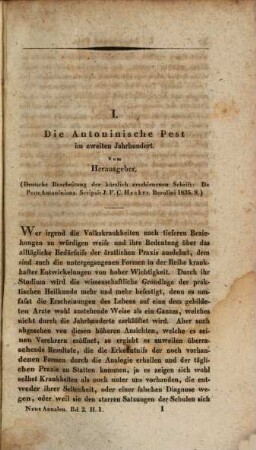 Neue wissenschaftliche Annalen der gesammten Heilkunde. 32 = Bd. 2. 1835