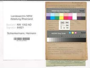 Entnazifizierung Hermann Schlenkermann, geb. 15.01.1887 (Angest.)