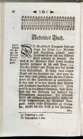Siebendes Buch.