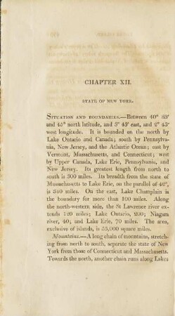 Chapter XII. State Of New York