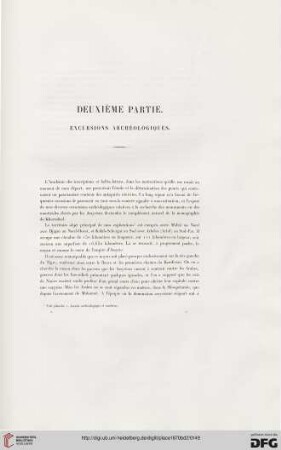 Deuxième partie: Excursions archéologiques