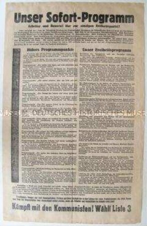 Sonderdruck der KPD zur Reichstagswahl am 5. März 1933