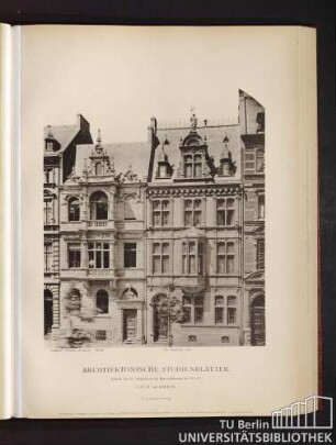 Serie II. No. 79. Wohnhäuser am Hohenzollernring No. 75 u. 77. Cöln am Rhein.