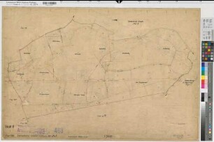 Greven (Greven), Flurbereinigung Aldrup, Bl.06 Zuteilungskarte Greven l.d.E. Flur 119