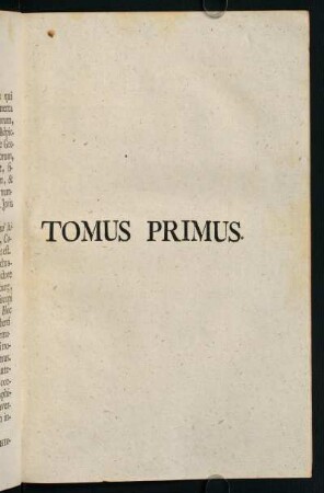 XXXVII-Ss8r, Tomus Primus