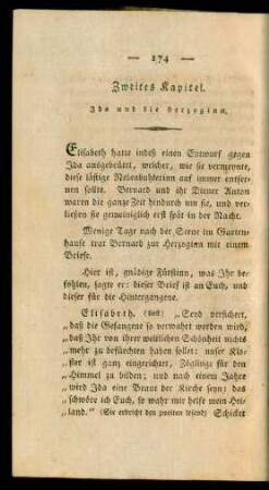 Zweites Kapitel. Ida und die Herzoginn