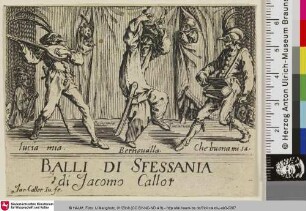 Balli di Sfessania, Titelblatt