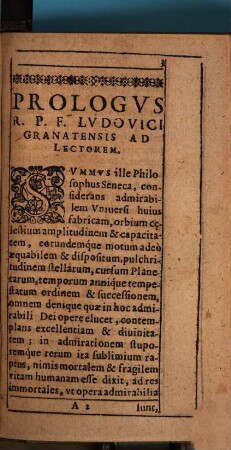 R.P.F. Lvdovici Granatensis Ords. Dominici Tractatus Duo : I. De mysterio Incarnationis Filij Dei in modum dialogi inter S. Ambrosium & S. Augustinum. II. De Scrupulis conscientiæ