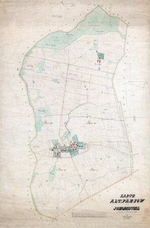 Karte von Alt-Pansow und Johannisthal