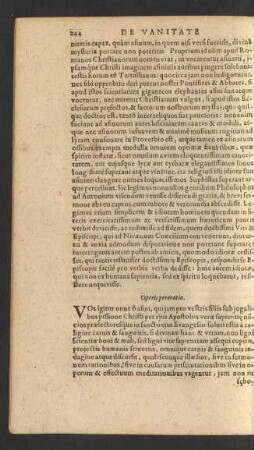 Operis peroratio.