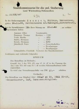 Schmidt, Wilhelm