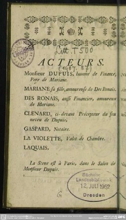 Acteurs