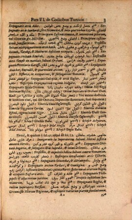 Elenchi Librorum Orientalium, Pars Sexta, De Codicibus Turcicis Manuscriptis