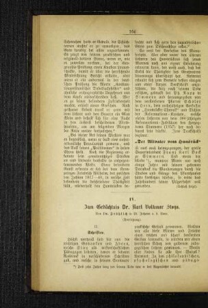 Zum Gedächtnis Dr. Karl Volkmar Stoys : (Fortsetzung)