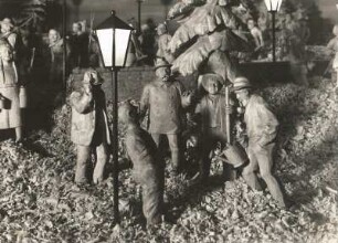 Versammlung auf dem Weihnachtsberg, Detail. Feierohmdschau, Schwarzenberg 1937