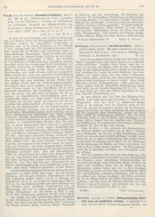 617-618 [Rezension] Krauß, Samuel, Talmudische Archäologie. Bd. I u. II