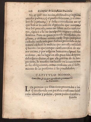 Capitulo nono. Como Dios se da por agradecido ...