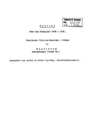 1938/39: Bericht ... - 1938/39
