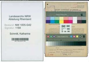 Entnazifizierung Katharina Schmitt , geb. 01.05.1902 (Geschaeftsinhaberin)