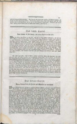 Das siebente Capitel. Einem Kriegspferde alle Furcht und Schrecken zu vertreiben.